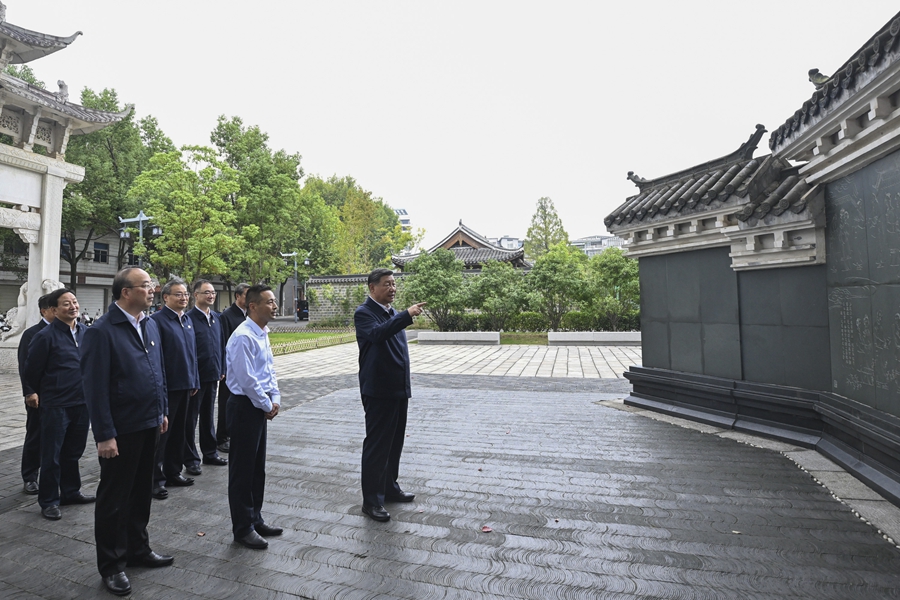 Xi Adakan Tinjauan di Provinsi Anhui