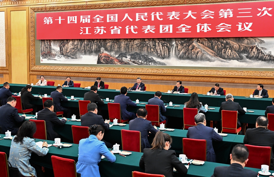 Xi Mahu Jiangsu Mainkan Peranan Utama dalam Pembangunan Negara