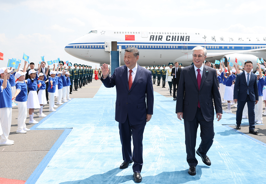 Xi Tiba di Astana untuk Sidang Kemuncak China-Asia Tengah Kedua